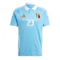 Echipament fotbal Belgia Arthur Vermeeren #23 Tricou Deplasare European 2024 maneca scurta